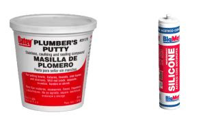 Plumber’s Putty vs. Silicone Sealant: Key Differences。